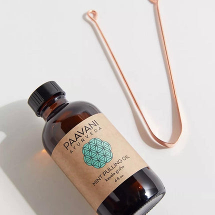 Mint Oral Care Ritual | Ayurvedic Oil Pulling & Tongue Cleaning