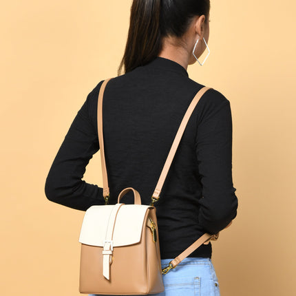 Claire Women's Backpack - Beige