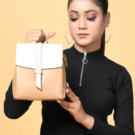 Claire Women's Backpack - Beige