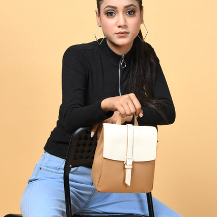 Claire Women's Backpack - Beige