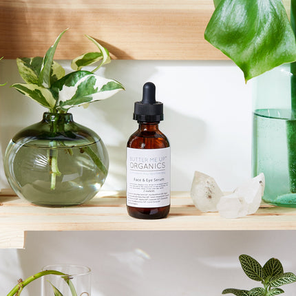 Organic Face & Eye Serum / Organic Facial Oil / Anti-Aging Serum /