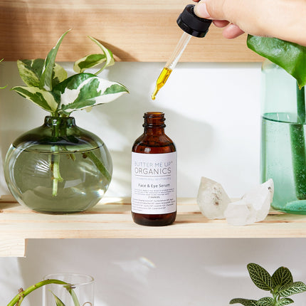 Organic Face & Eye Serum / Organic Facial Oil / Anti-Aging Serum /
