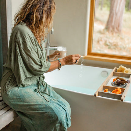 Coconut Milk Bath | Ayurvedic Herbal Soaking Ritual for Skin & Spirit