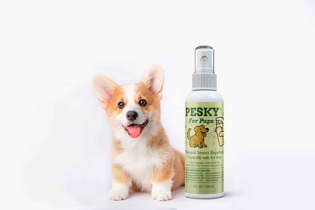 🐶 PESKY® for Pups Plant-Based Insect Deterrent Spray for Dogs 2oz