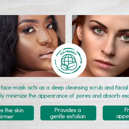 2-pack Activated Charcoal Facial Mask