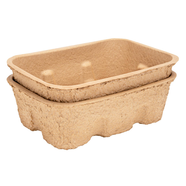 Kitty Sift 2-Pack Disposable Heavy Duty 6mm Thick Cat Litter Box - Sustainable Clean & Water Resistant - Jumbo 2-Pack