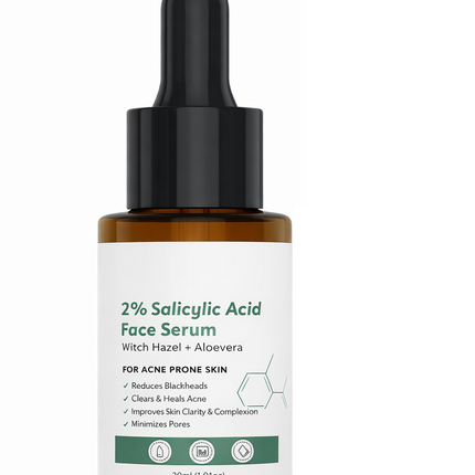 2% Salicylic Acid Face Serum for Acne 30ml